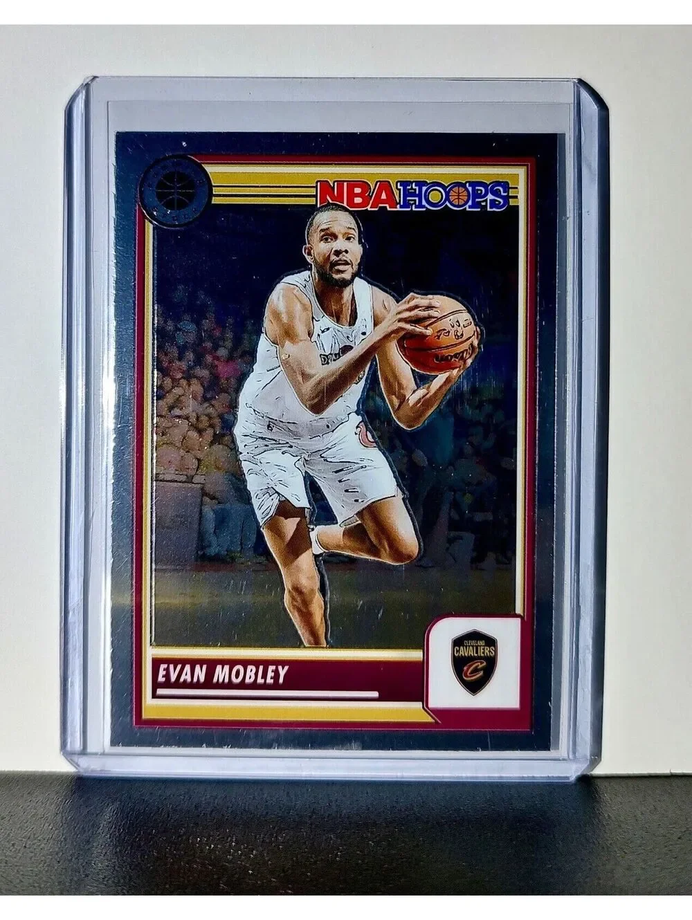Evan Mobley 2023-24 Panini Premium Stock NBA Hoops #115 Card Cleveland Cavaliers